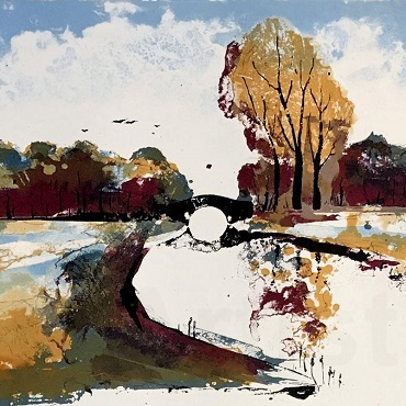 Still Waters, a silkscreen print by Tim Southall